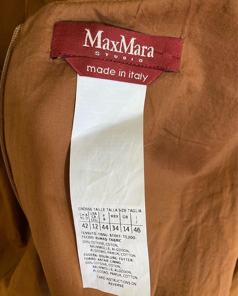 Нове натураоьне літнє плаття Max Mara. Оригінал.