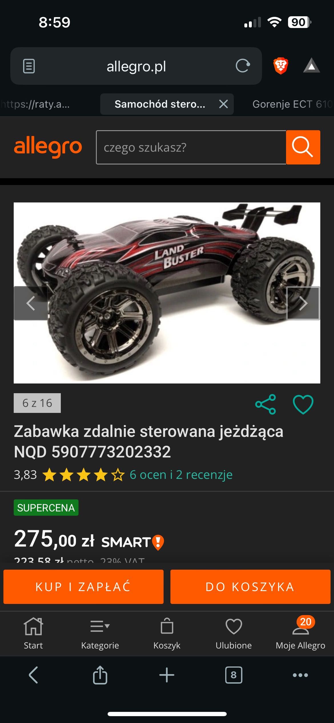 Auto na pilota LAND BUSTER