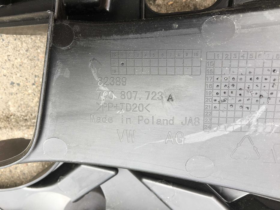 ślizg prowadzenie koszyk zderzaka Vw Volkswagen crafter II 7c0 Man TGE