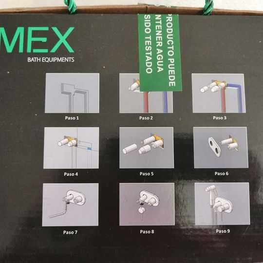 Torneira de Bidé de Luxo Nova Embalada Marca IMEX, em inox cromado.