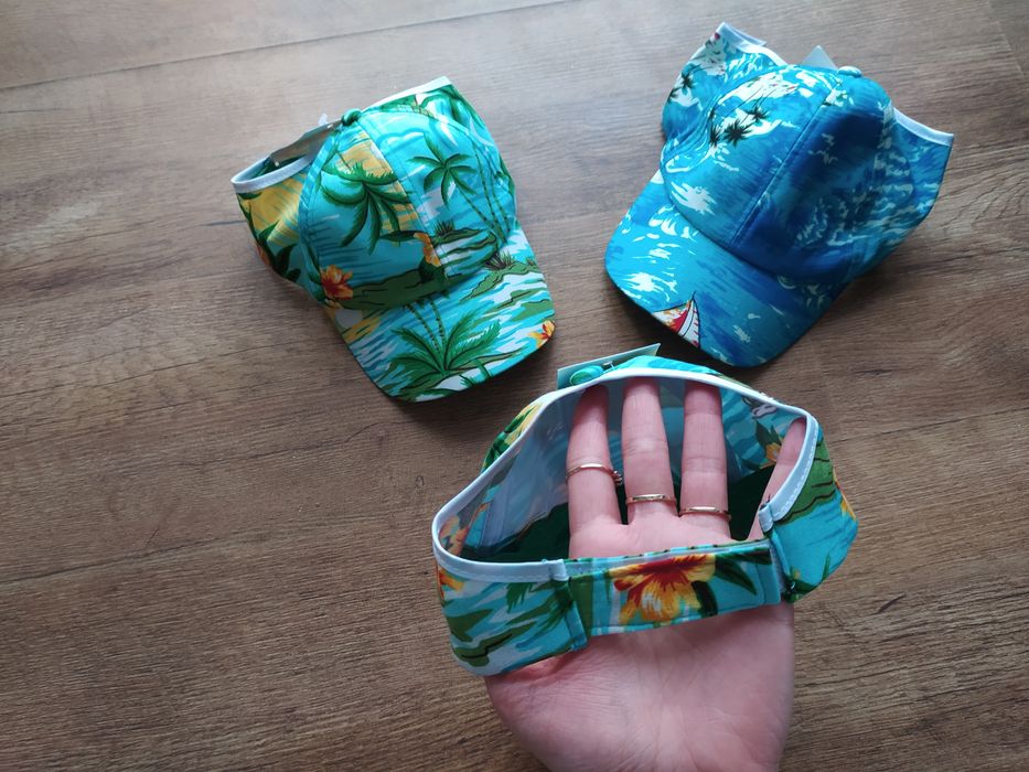 Wakacyjna czapka z daszkiem 52-54 cm