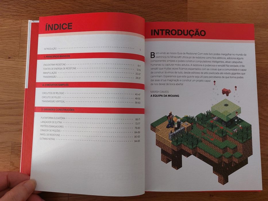 Livro Minecraft Guia de Redstone