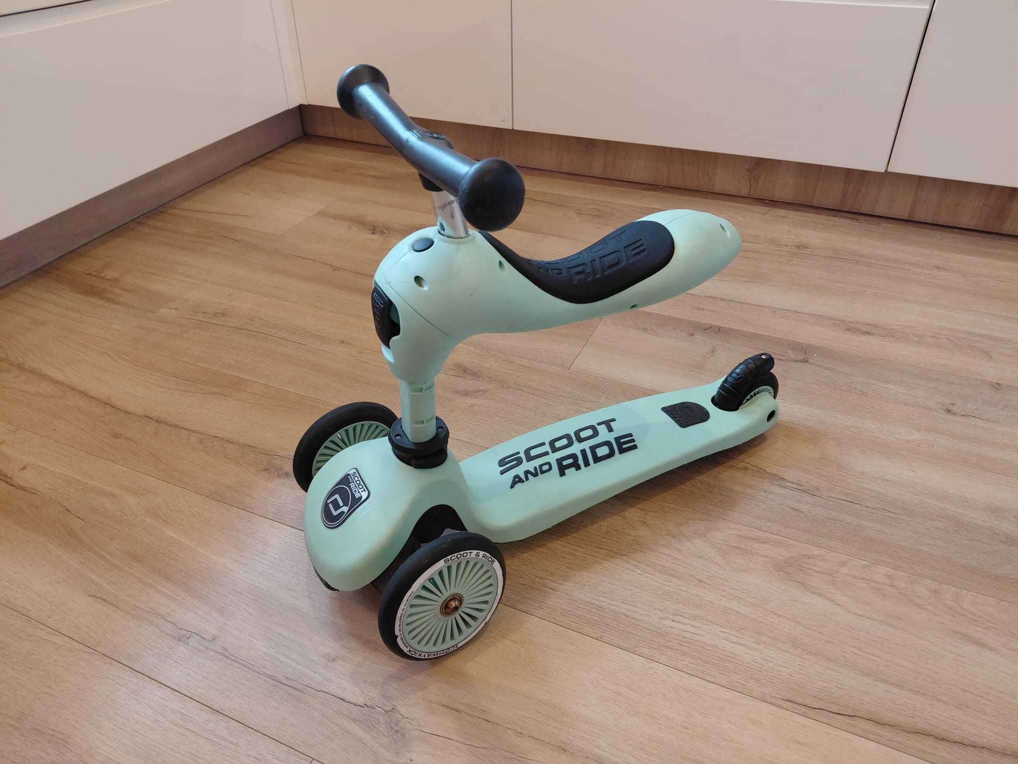 Scoot & Ride Highwaykick 1 2w1 | rowerek biegowy + hulajnoga w jednym