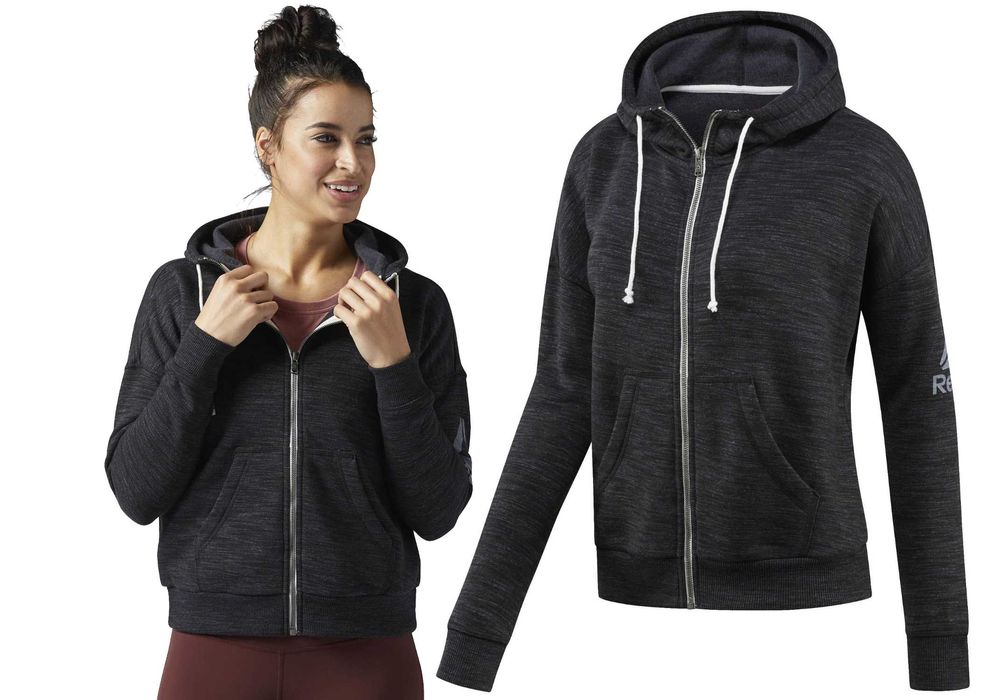 Bluza Damska Reebok Elements Marble Full Zip (BQ5904)- XS wysyłka 24h