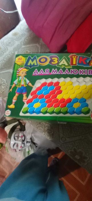 Мозаика для самых маленьких , крупная мозаика