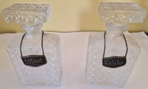 Frascos de cristal bebidas