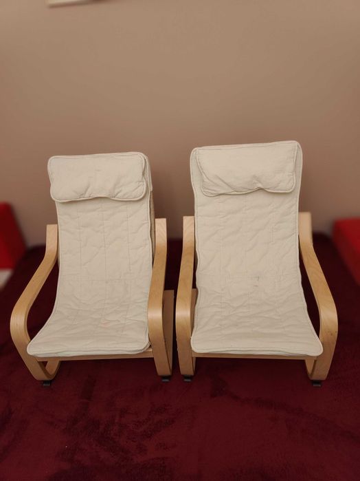 Ikea poang fotelik, fotel dziecięcy