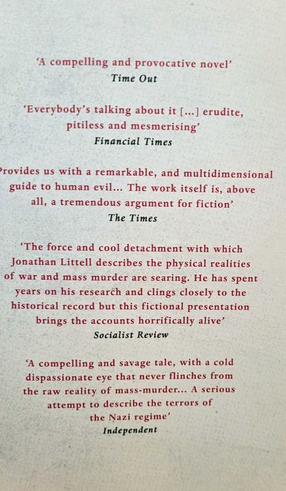 The Kindly Ones de Jonathan Littell 2ª Guerra Mundial