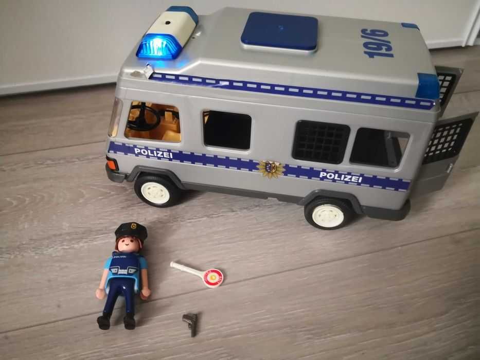 Playmobile komisariat policja lotnisko autobus zestaw