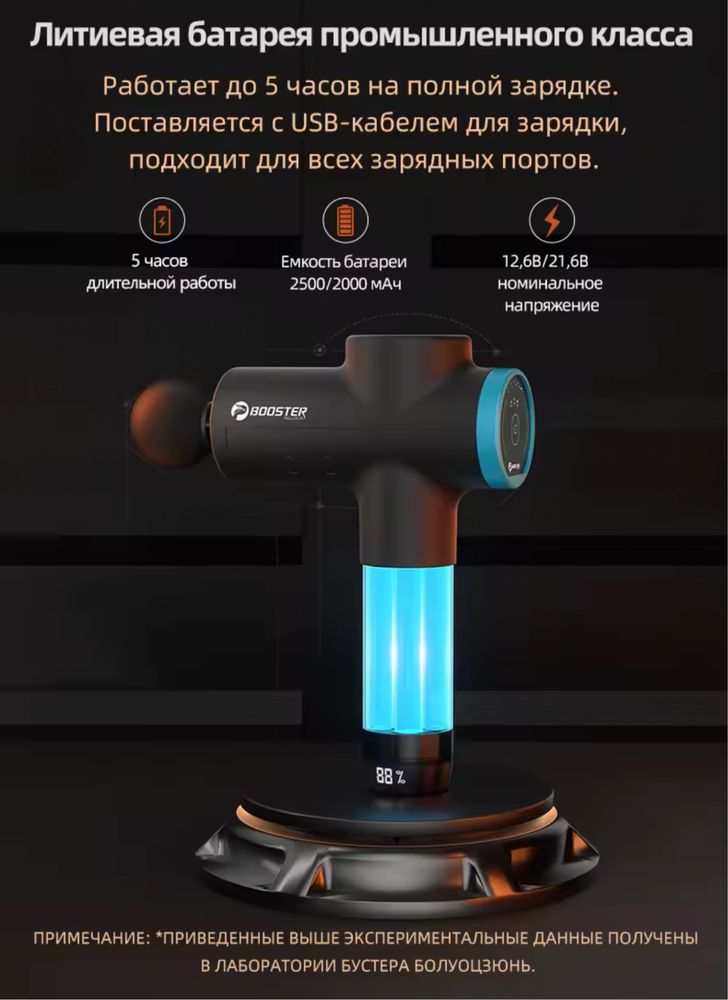 ‼️Ударний масажер Booster M2 перкусійний масажер для тіла‼️