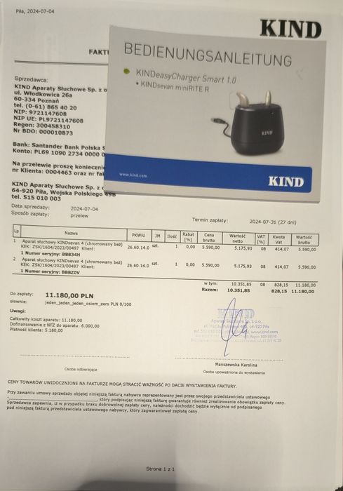 Aparaty Słuchowe 2szt nowa generacja