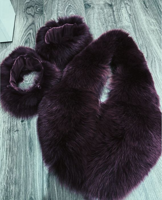 Новый! Песцовый воротник! (255гр)