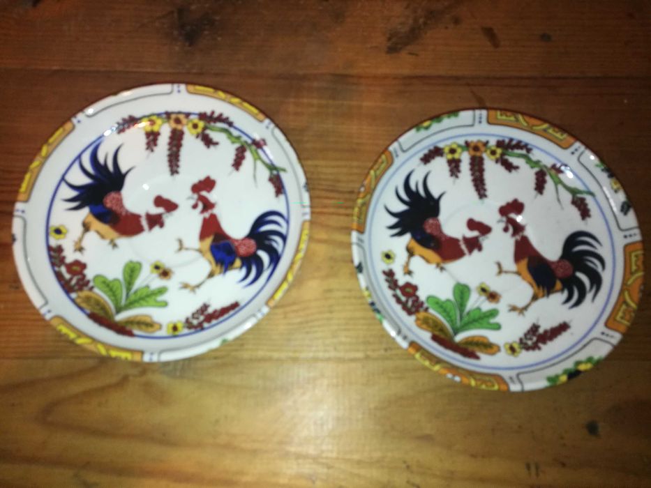 Pratos pintados chineses