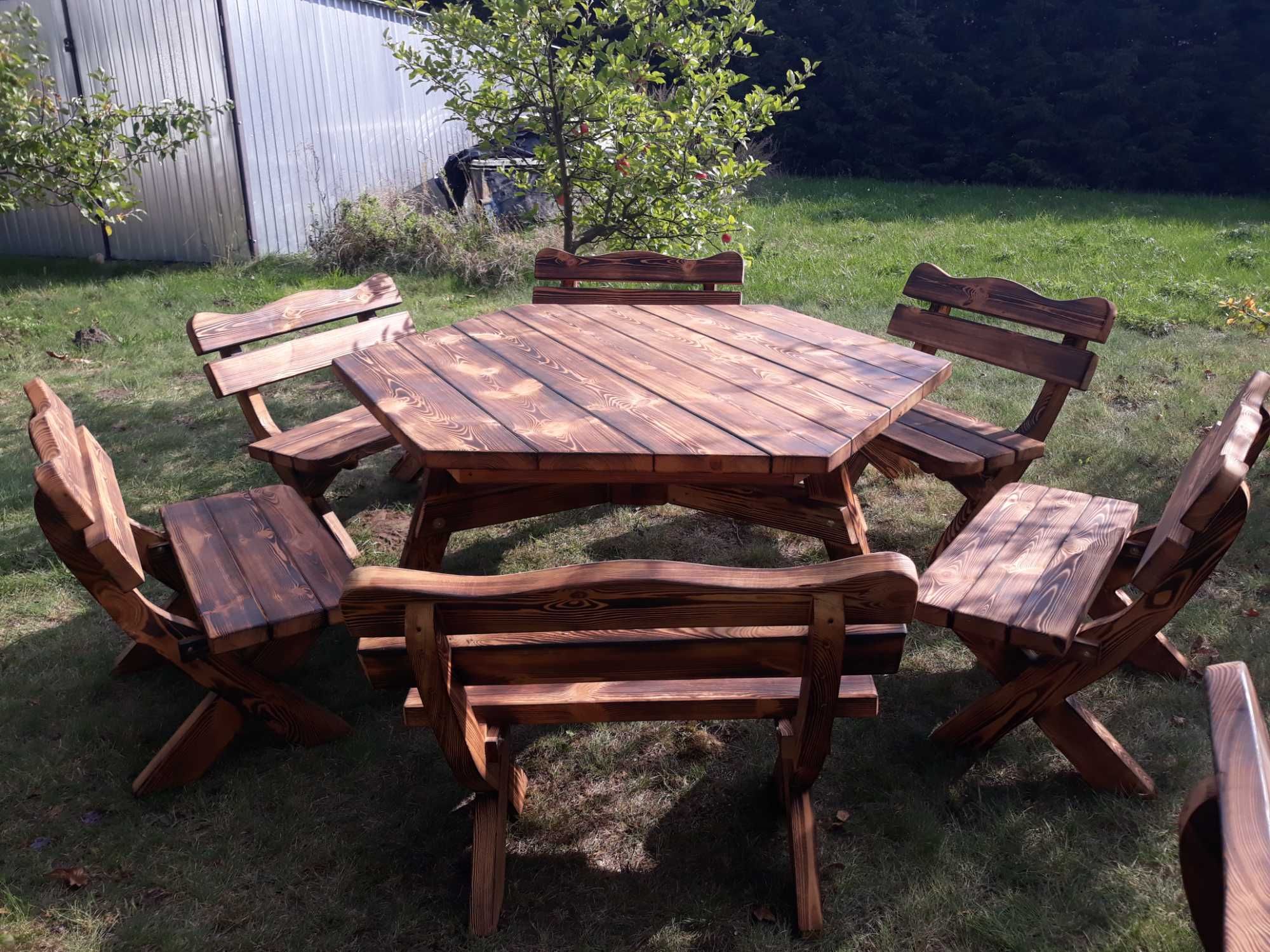 Meble ogrodowe Producent lite drewno