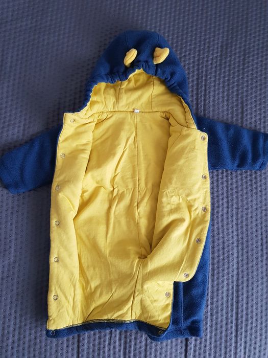 Kombinezon polarowy pajac pajacyk 56 chłopięcy wiosna jesień