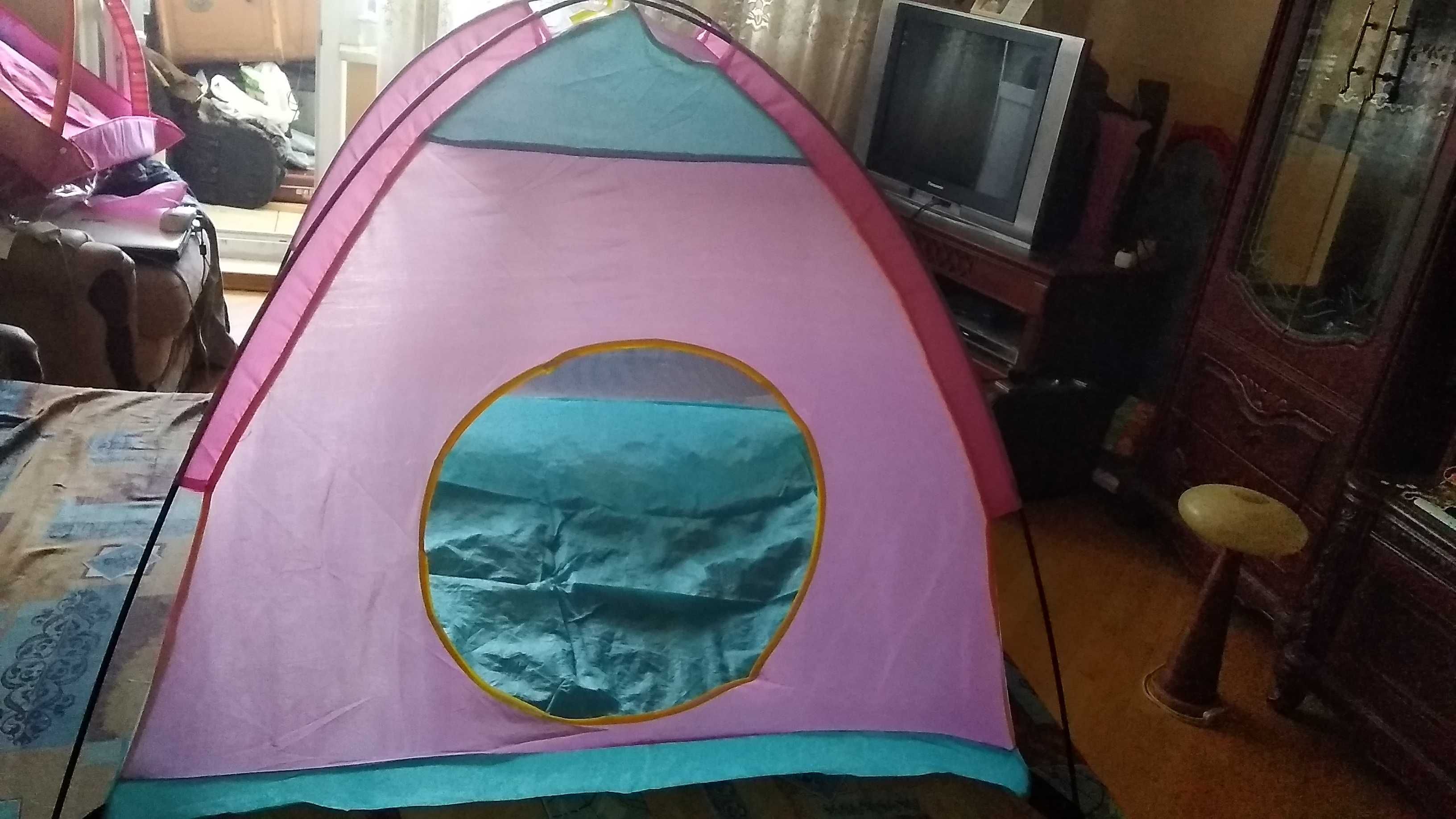 игровой комплект: палатка и коврик gimini tiny princess// мовиль 2 в 1