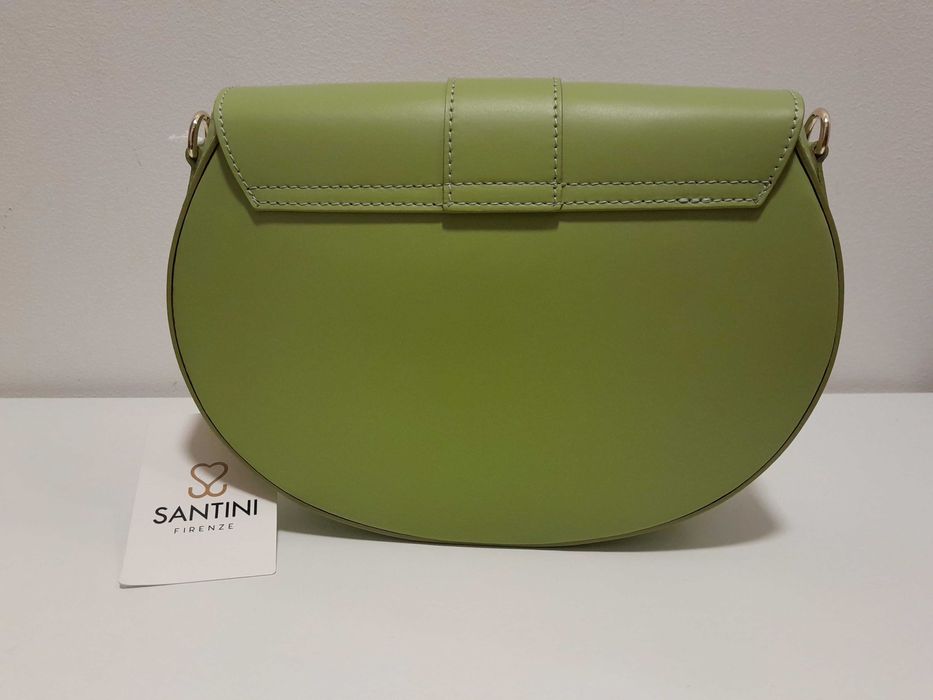 Mała torebka Santini Firenze zielona