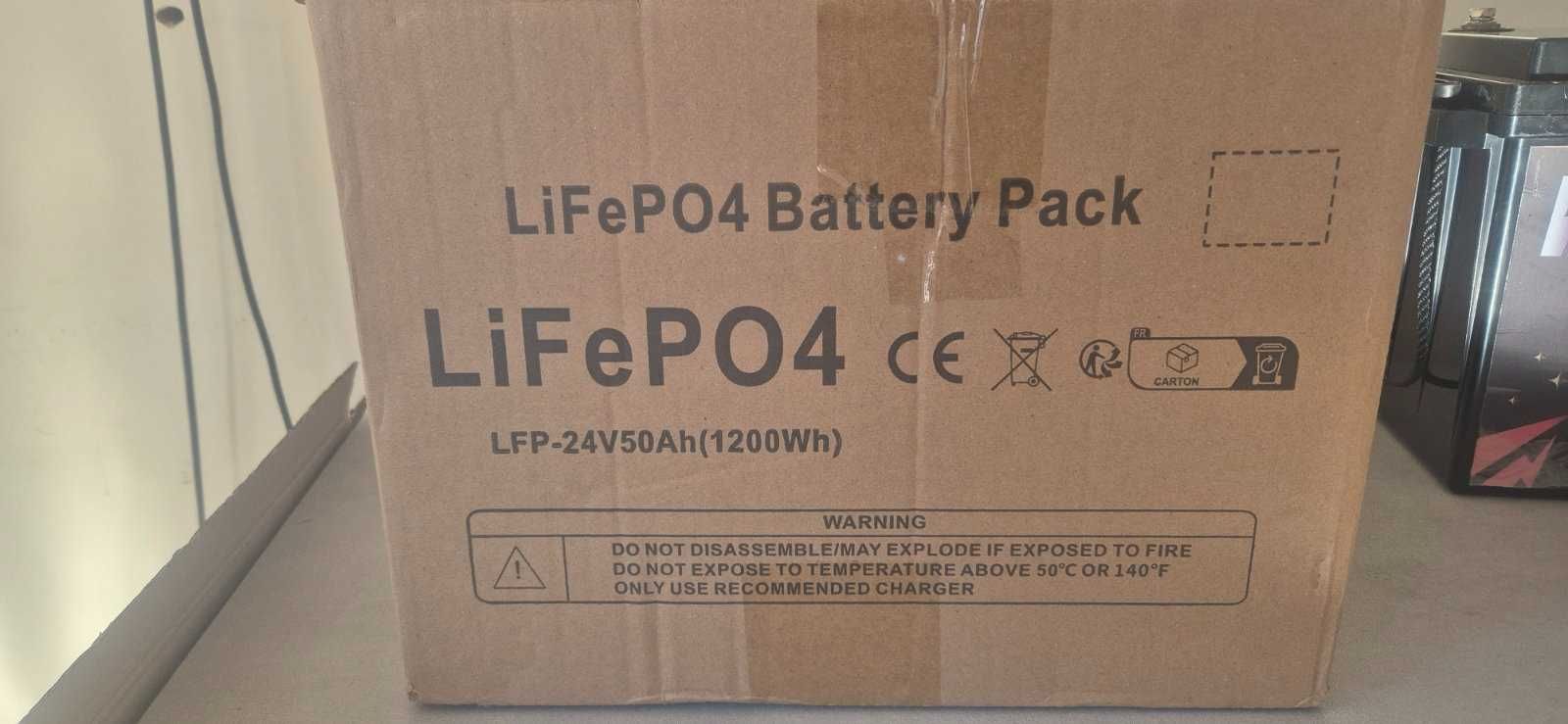 Logic Power Лодочний Акумулятор LiFepo4 SmartBMS Bluetooth 24V 50Ah
