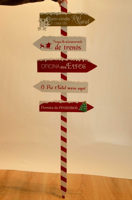 Setas decorativas de natal