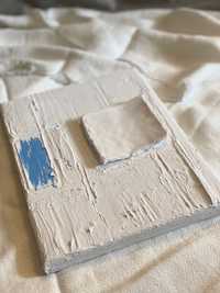 Quadro Molduras, Canva textura minimalista 18X25 cm