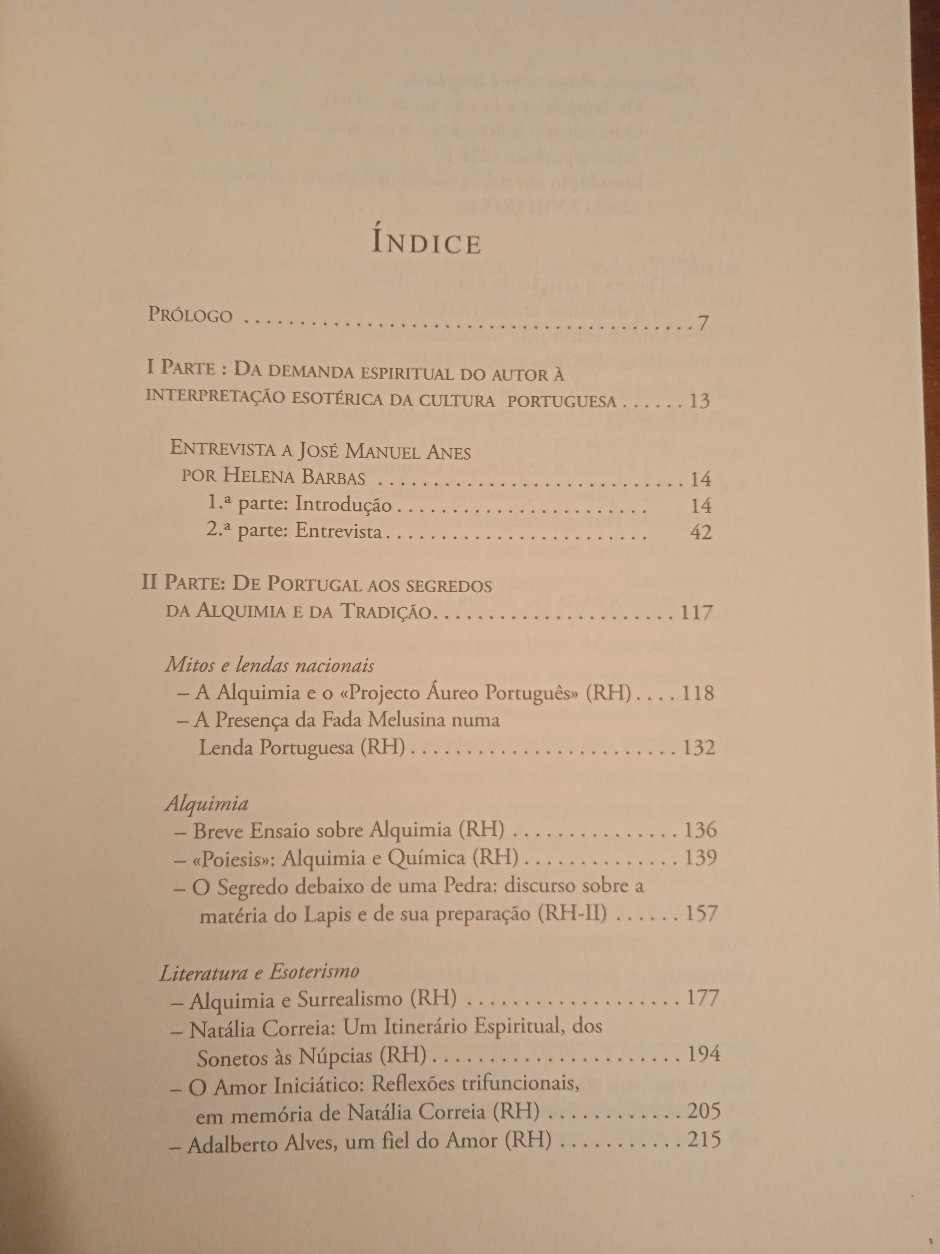 Livro Um outro olhar - a face esotérica da cultura portuguesa