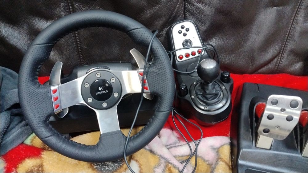 Ігровий руль Logitech g27+ shifter