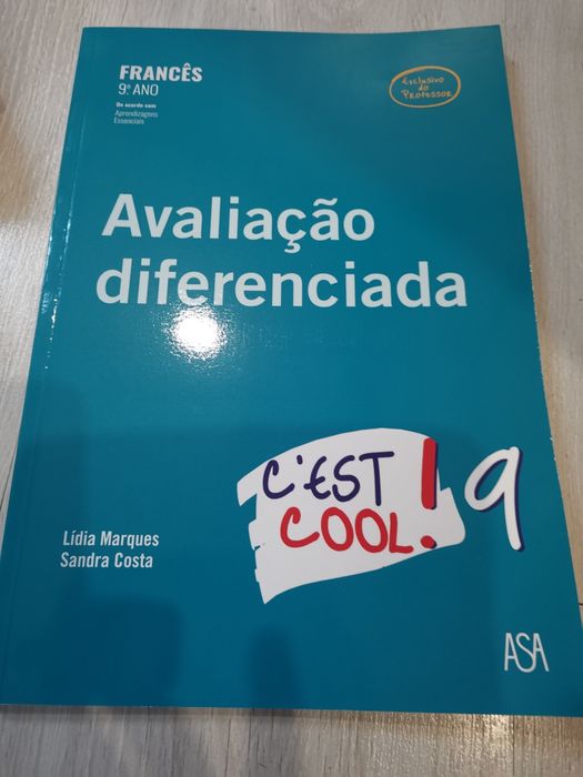 Caderno novo "Avaliação diferenciada" C'est cool 9