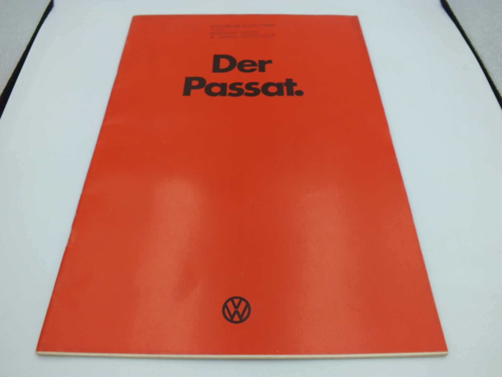 Folder reklamowy prospekt LEGENDARNY  VW Passat 1974 r