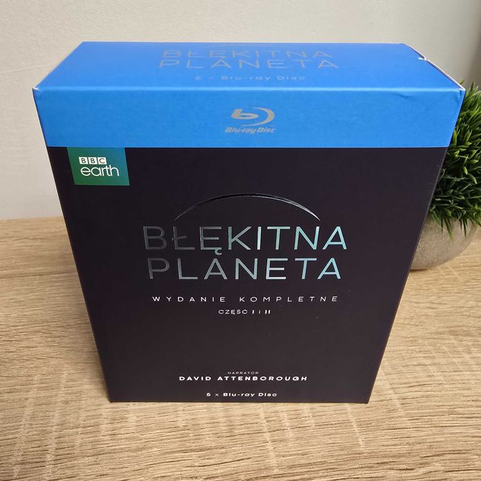 "Błękitna Planeta I i II" (seria BBC) wydanie kompletne, 5x Bluray