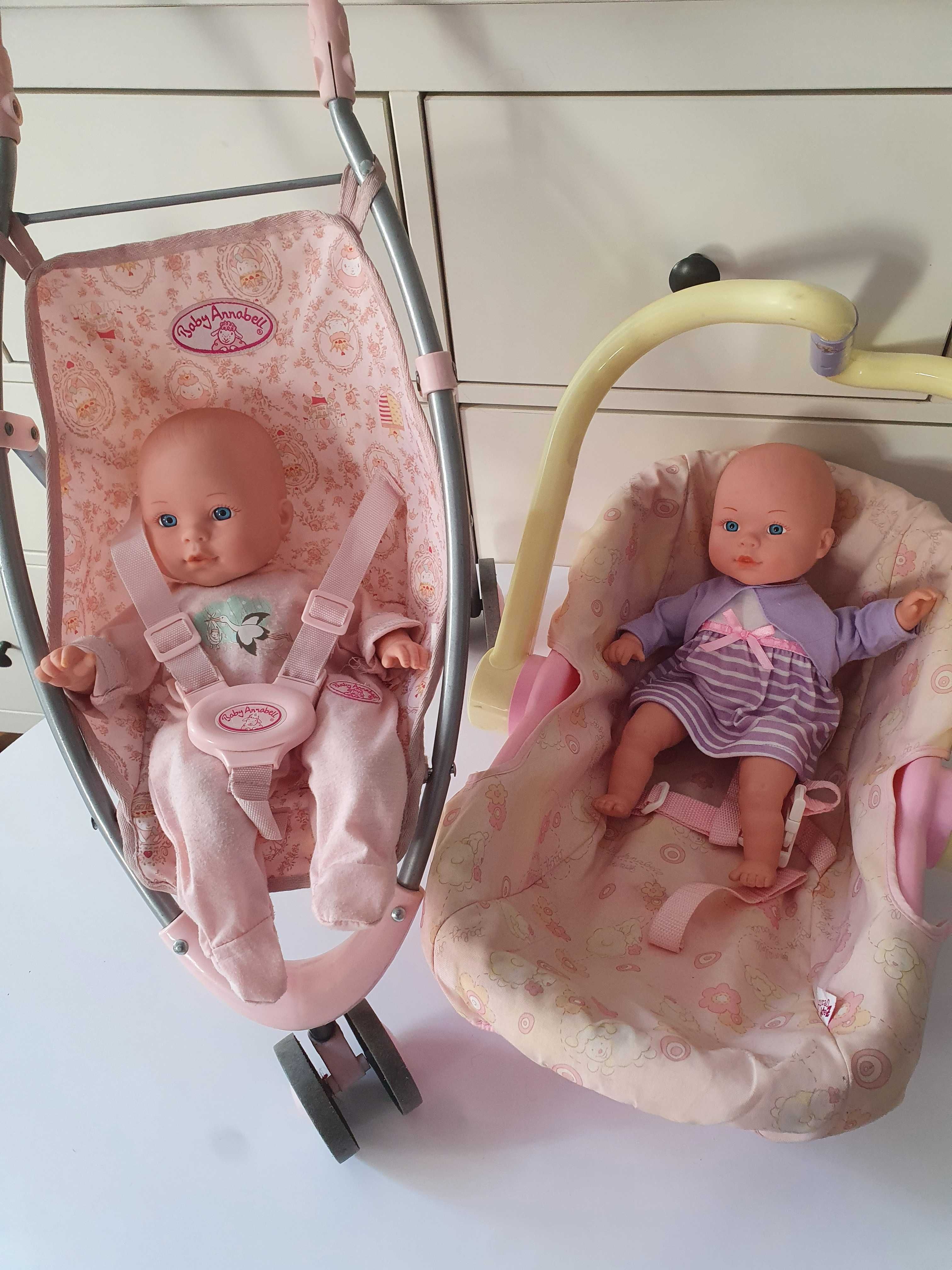 Wózek Spacerowy Różowy Baby Annabell spacerówka