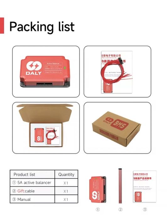 Daly активный балансир 4s lifepo4 1а и 5а