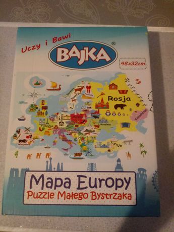 Puzzle Mapa europy