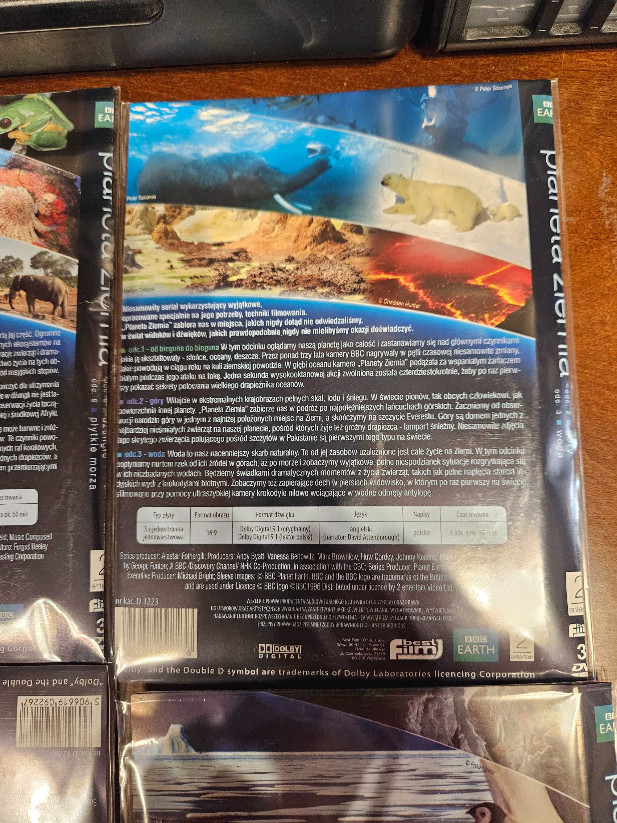 Filmy DVD Planeta Ziemia Zestaw 12 płyt