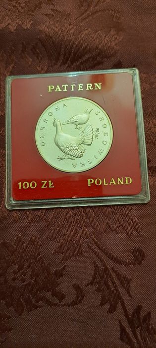 Moneta 100 zł 0chrona środowiska Głuszce  próba