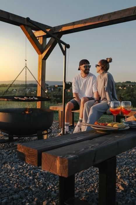 domek w górach SAUNA BALIA JACUZZI tiny house spa dla 2 osób z psem