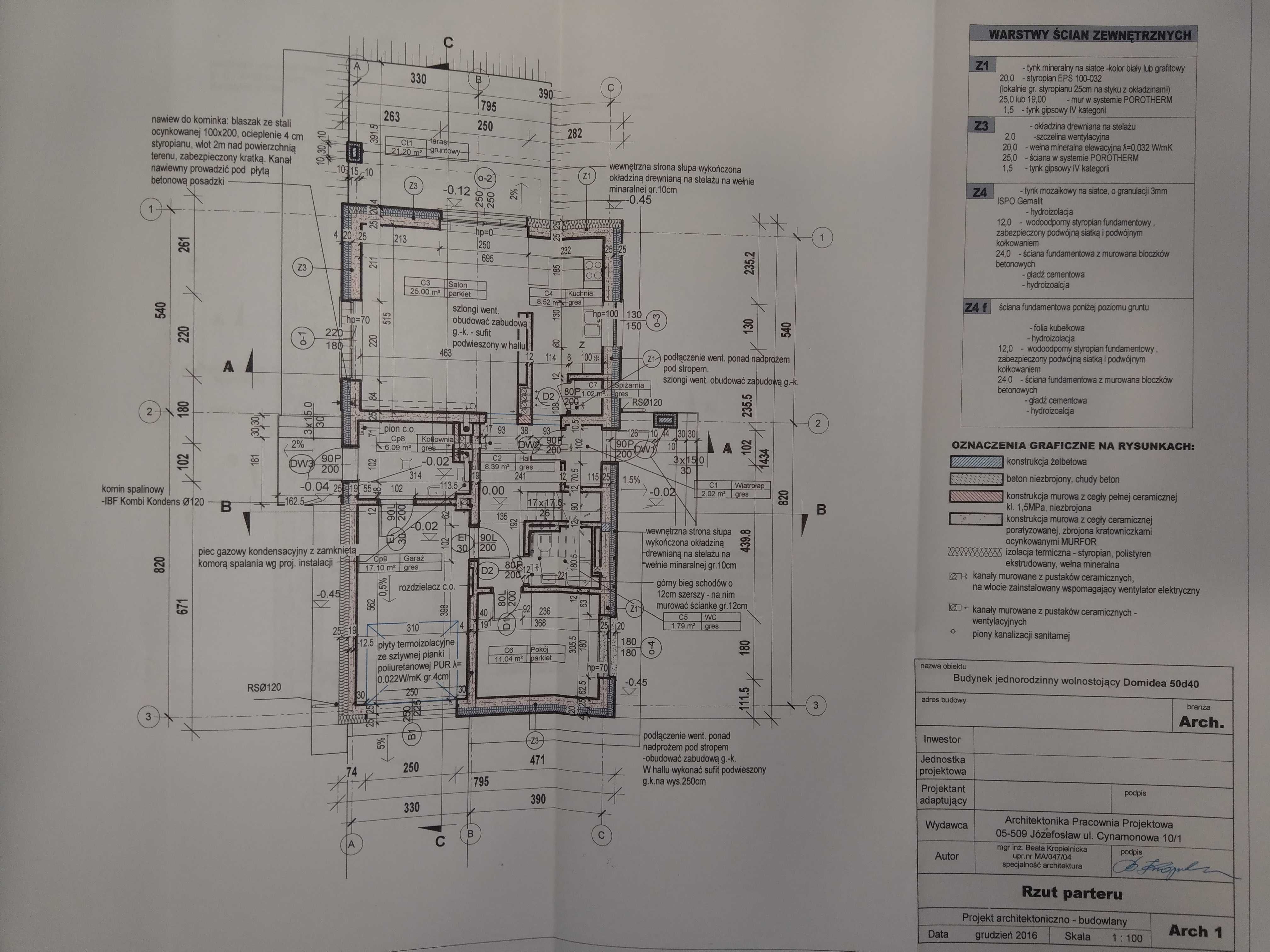 Projekt domu Domidea 50 d40 118,30 m2