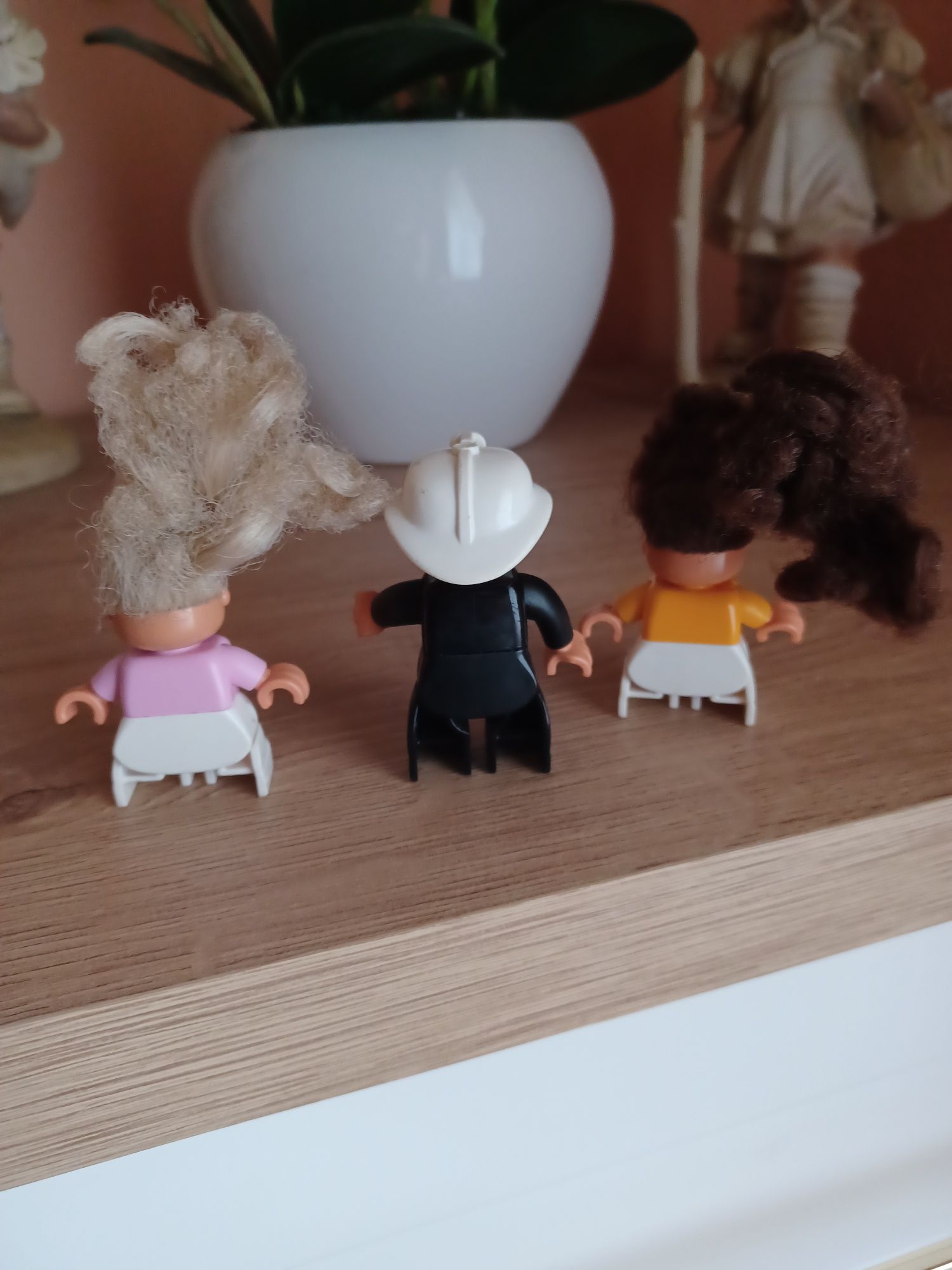 Figurki / klocki lego duplo / 3 sztuki.