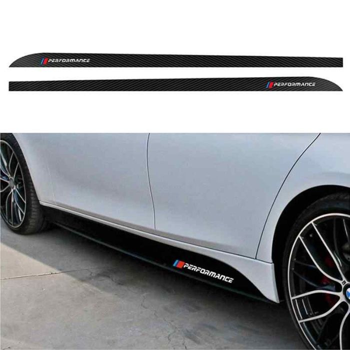 Наклейки на пороги Bmw M Performance F10,F15,F20,F30,E60,E90,X3,X5,X6