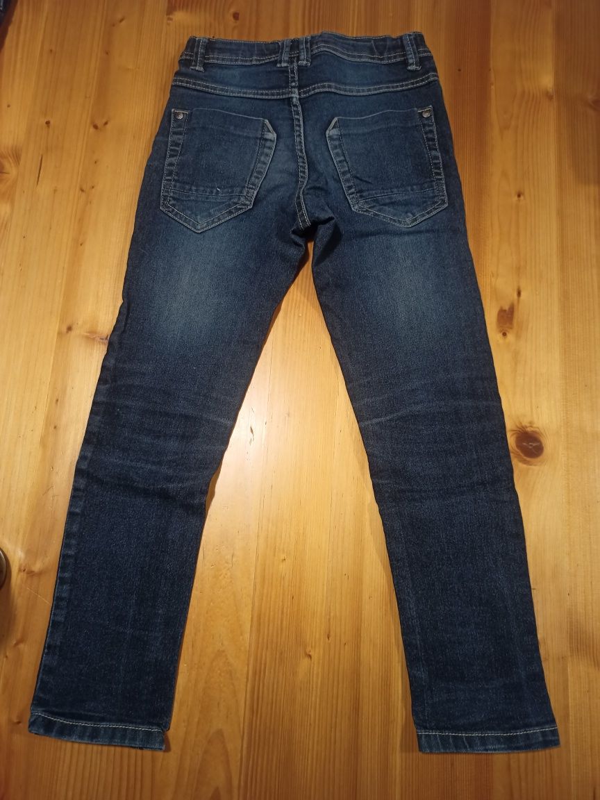 128 pepperts jeansy dżinsy chłopięce joggery