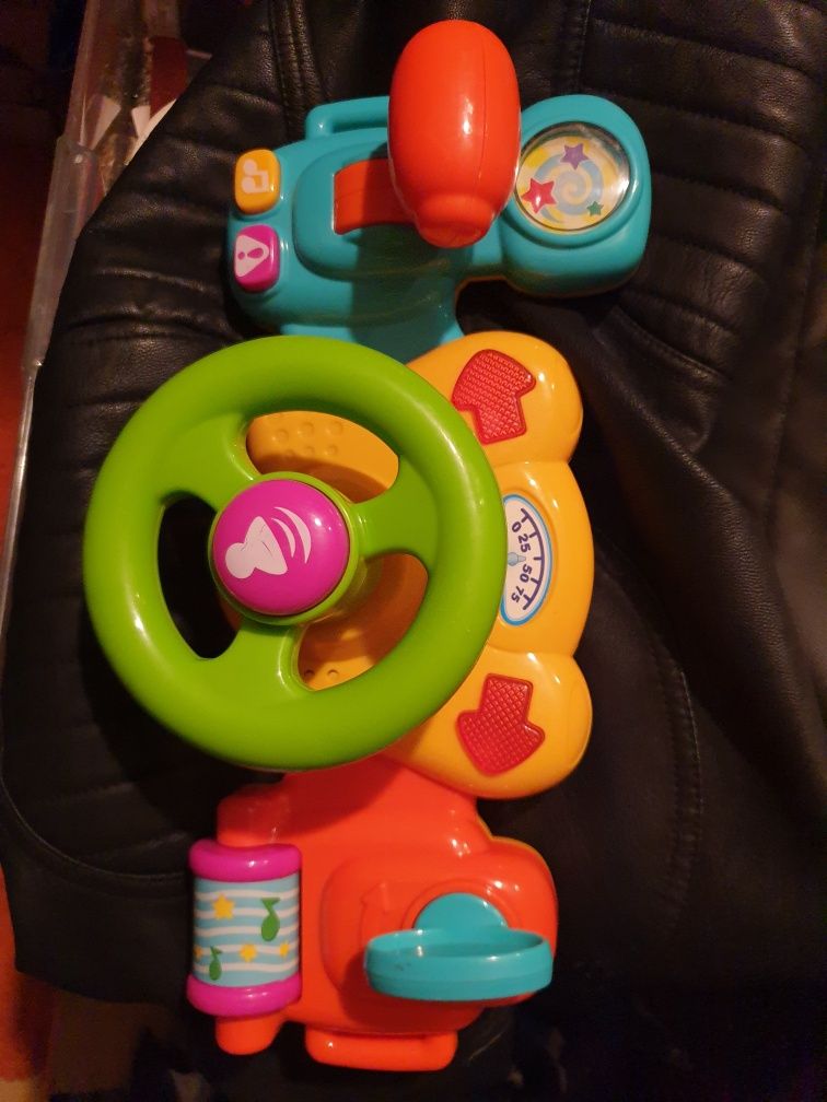Zabawka interaktywna dla malucha kokpit autka.