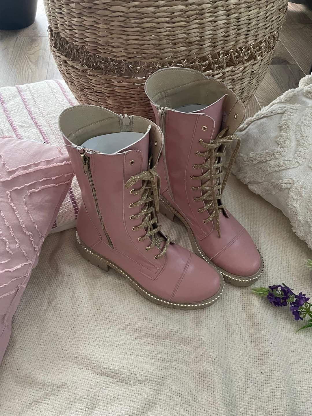 Eleganckie botki workery naturalna skóra kolory