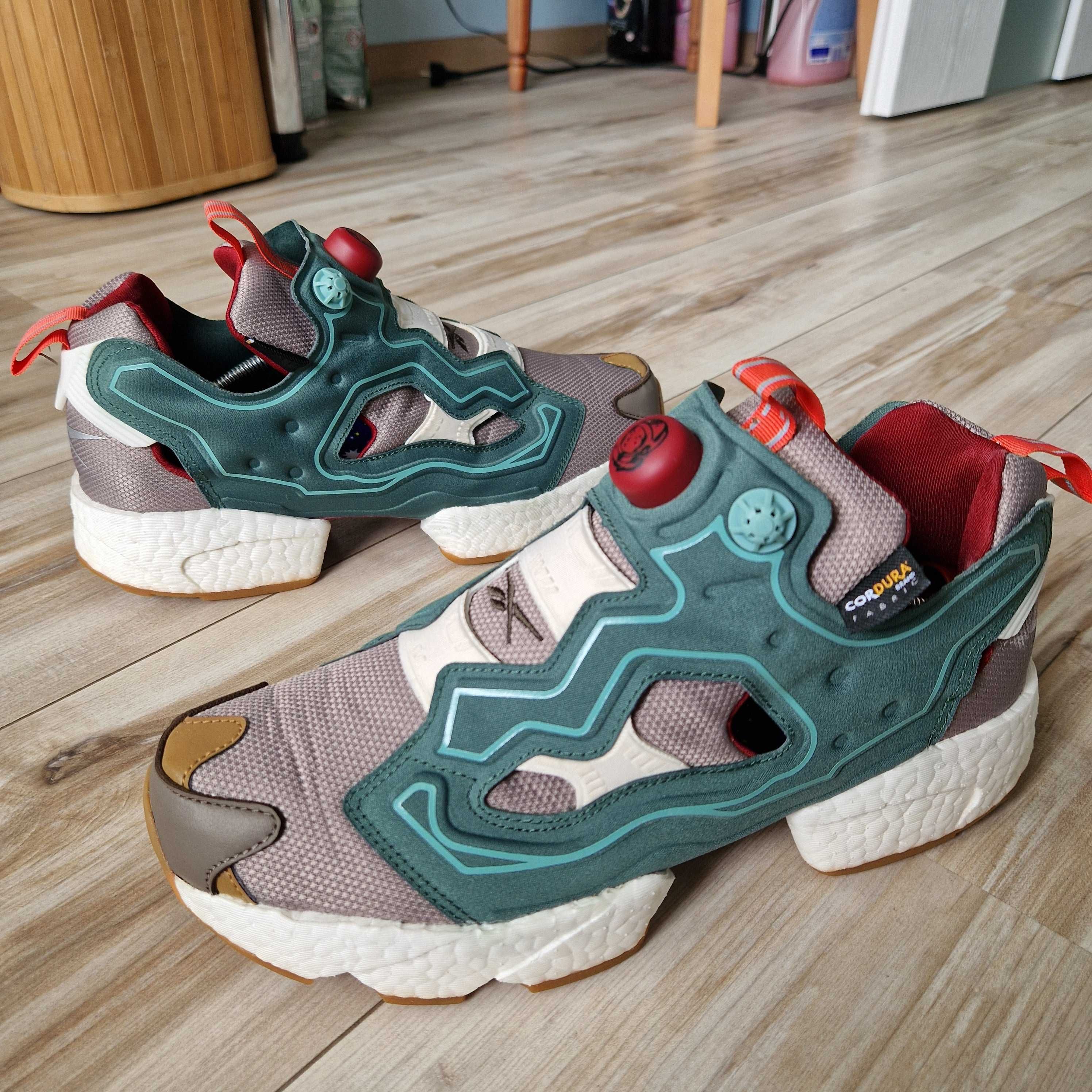 Buty Reebok BBC x InstaPump Fury Boost Earth, stan idealny, limitowane
