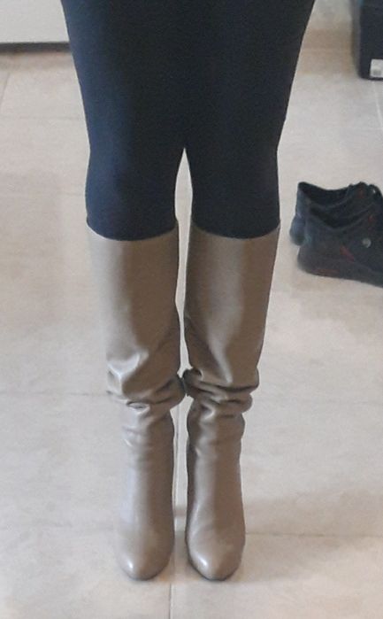 Чоботи шкіряні бу