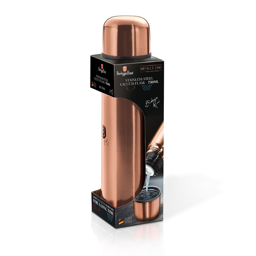 Termos na napoje Berlinger Haus Rose Gold 1 l miedziany