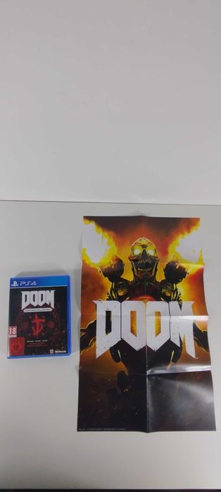 Doom + Poster - Playstation 4 PS4