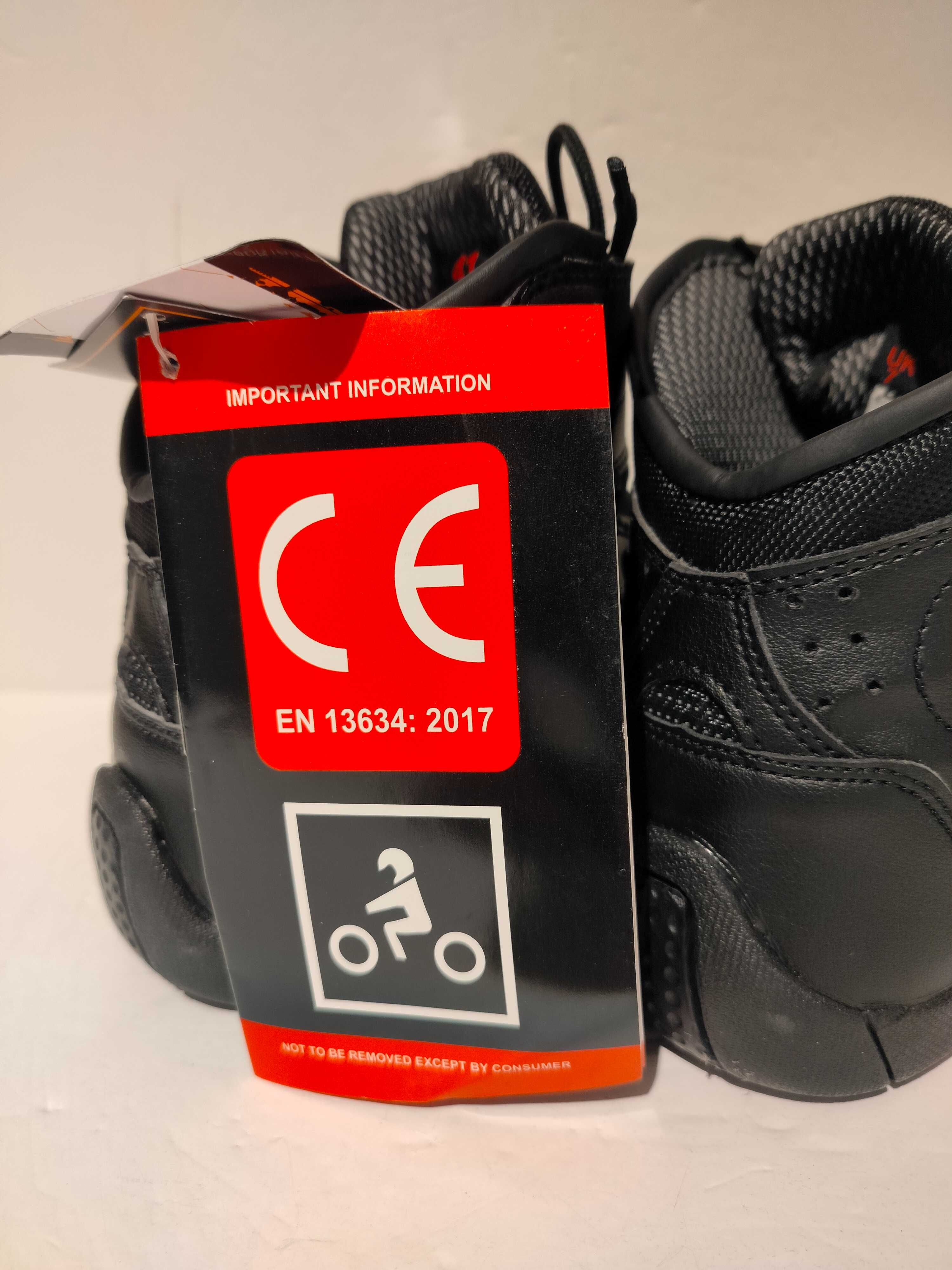 Botas com proteção para circular de mota ou scooter novas