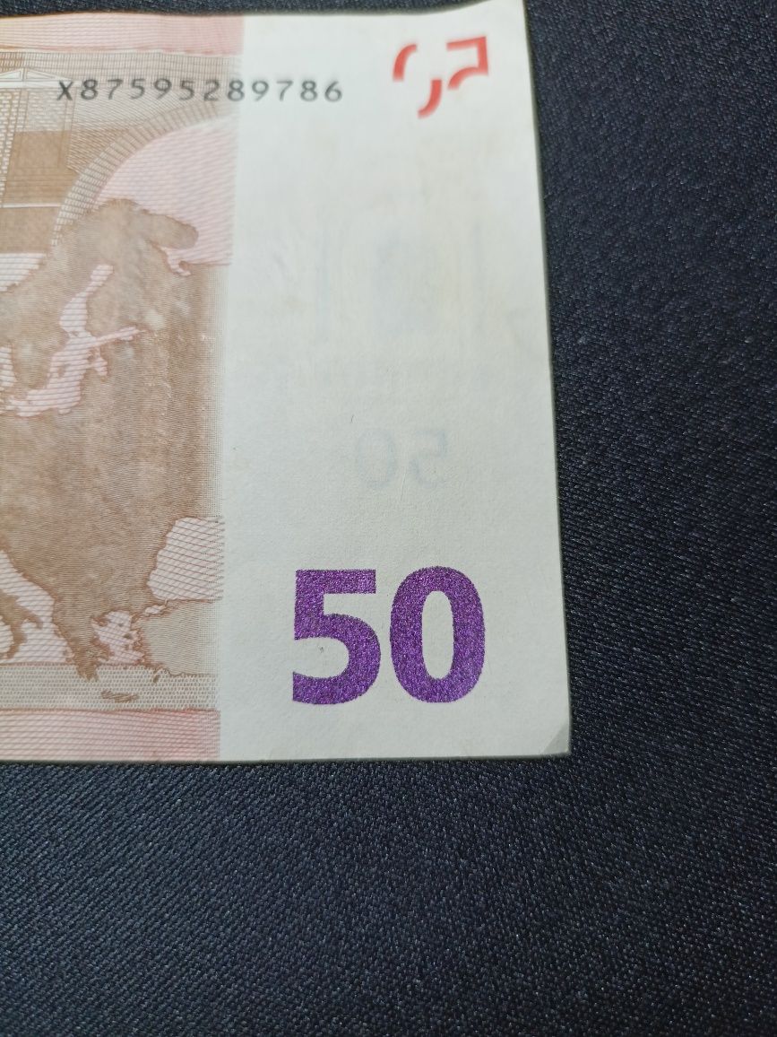 Kolekcjonerski banknot 50 EURO 2002