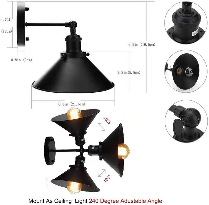 Nowy kinkiet / 2pak / oświetlenie / lampa / lampka/ pilot / A3170!