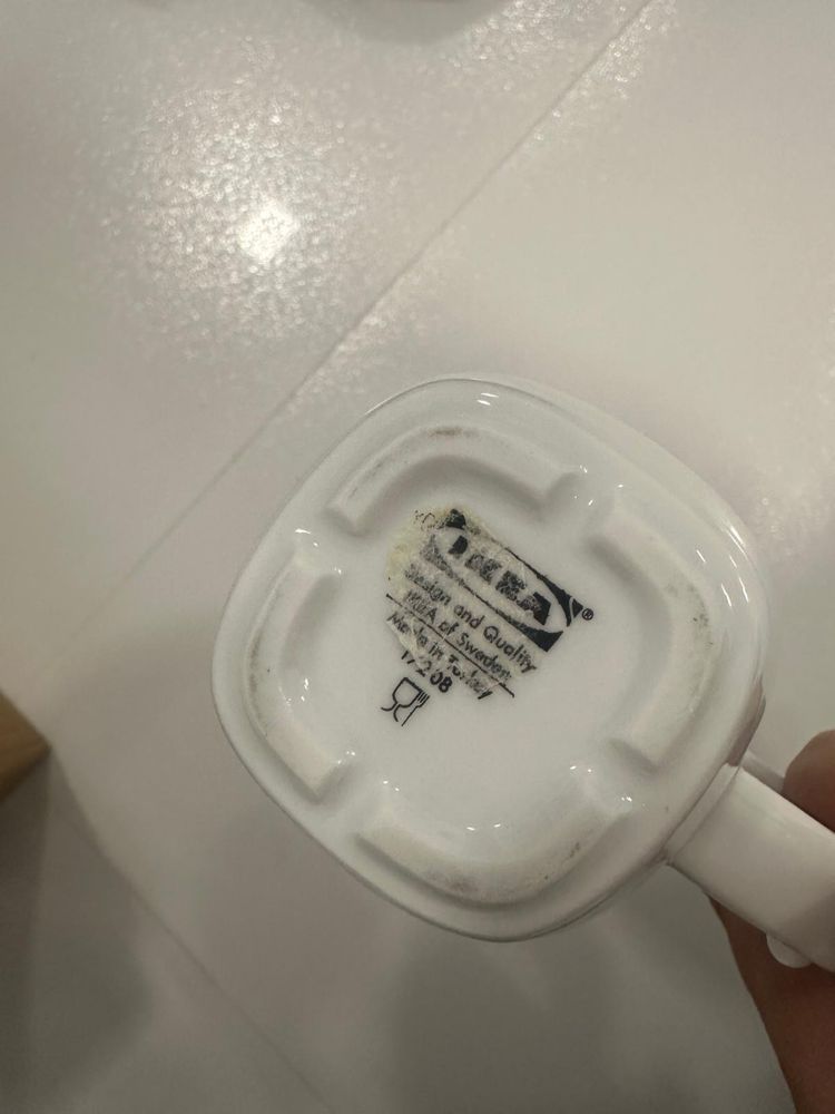 Kubki ikea 14 szt biale do mikrofalowki i zmywarki