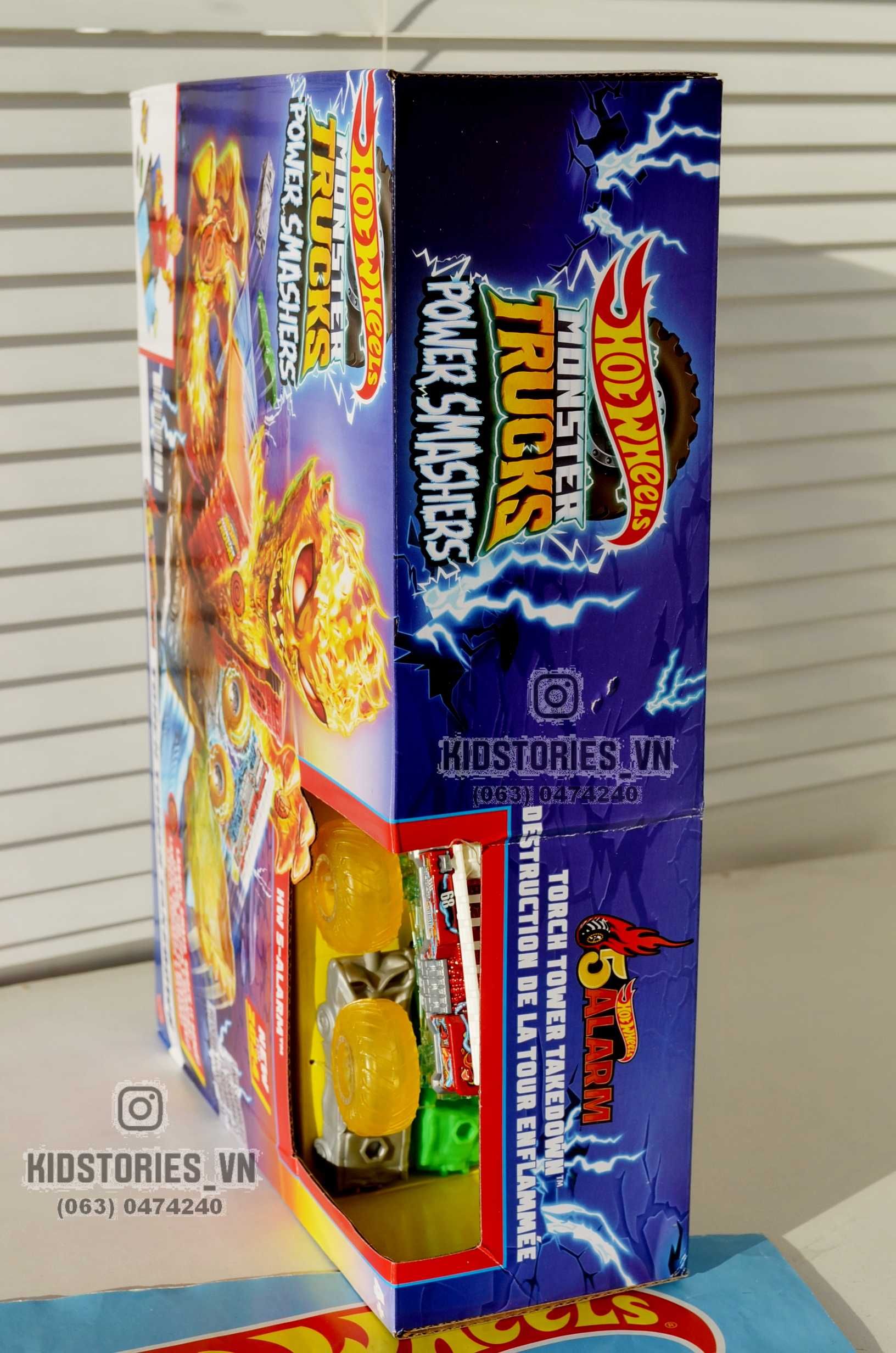 Трек пожежна Hot Wheels Monster Truck Alarm Trucks арена для стрибків